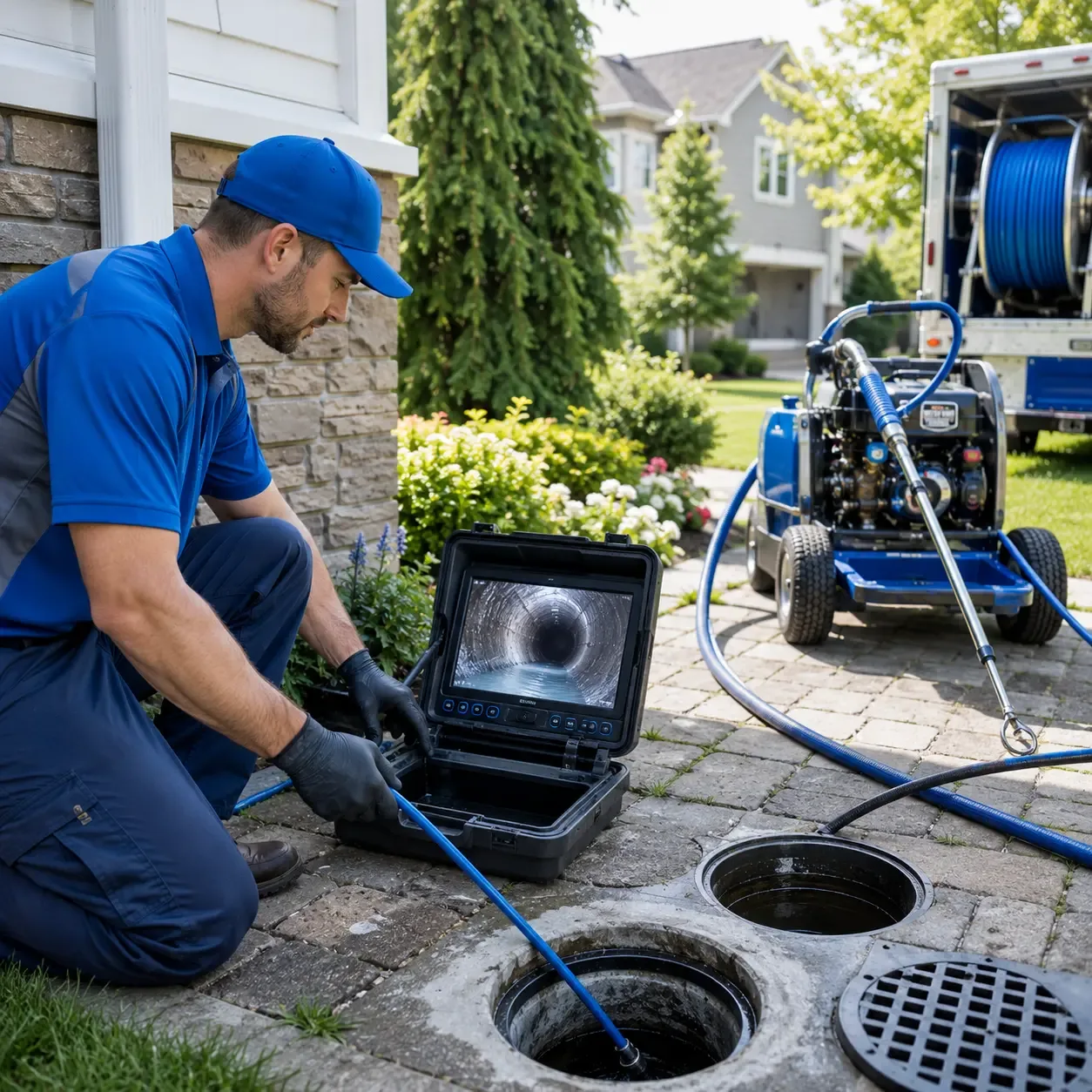 Outdoor drain cleaning professionals serving Pendleton, KY