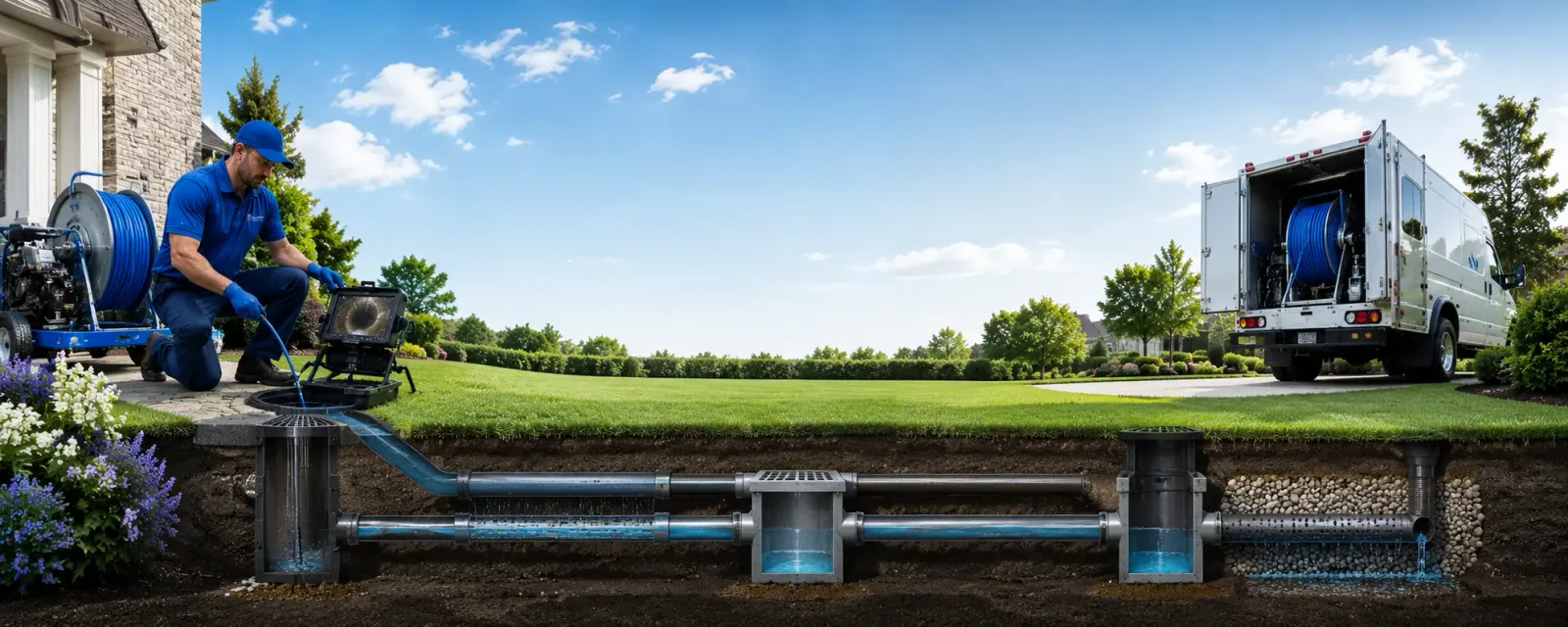 Outdoor drain cleaning information for Pendleton, KY
